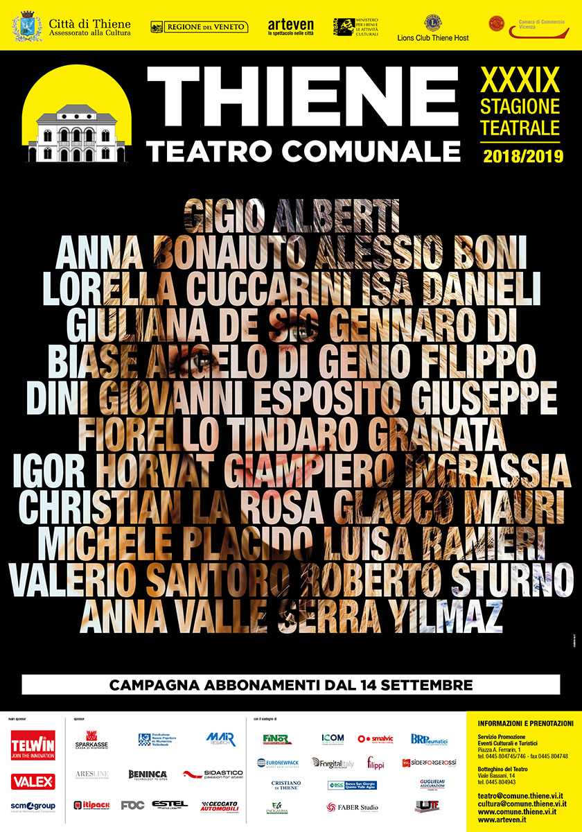 Guglielmi Assicurazioni Sostiene il Teatro Comunale di Thiene